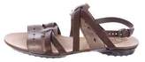 Thumbnail for your product : Tod's Metallic Slingback Sandals