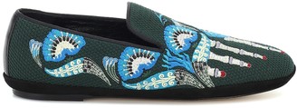 Loewe Embroidered loafers
