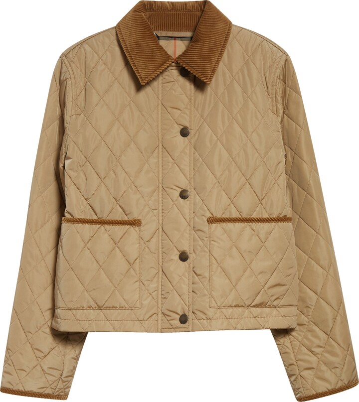 Burberry Oldham Quilted Nylon Crop Jacket