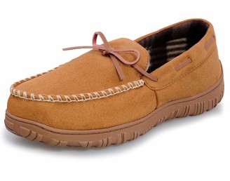 mens soft sole moccasin slippers uk