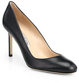 Thumbnail for your product : Manolo Blahnik BB Leather Pumps