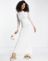 Thumbnail for your product : ASOS EDITION Genevieve linear sequin wedding dress with fishtail