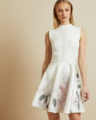 Ted Baker CORDINA Bouquet jacquard skirt dress