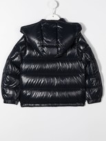 Thumbnail for your product : Moncler Enfant Long Sleeve Zip-Up Puffer Jacket