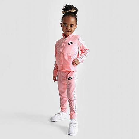 Nike Girls' Toddler Swoosh Love Tricot Track Jacket and Jogger Pants Set -  ShopStyle