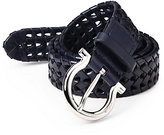 Thumbnail for your product : Ferragamo Woven Leather Belt