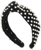 Thumbnail for your product : Lele Sadoughi Embellished velvet headband