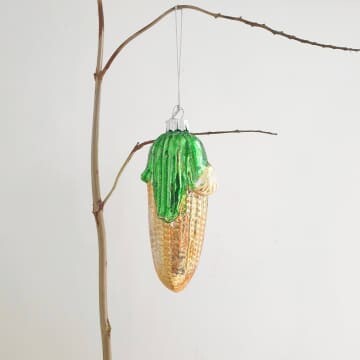 Gisela Graham Glas Rosenkohl Deko - Hängende Weihnachtsbaum Dekoration 6cm