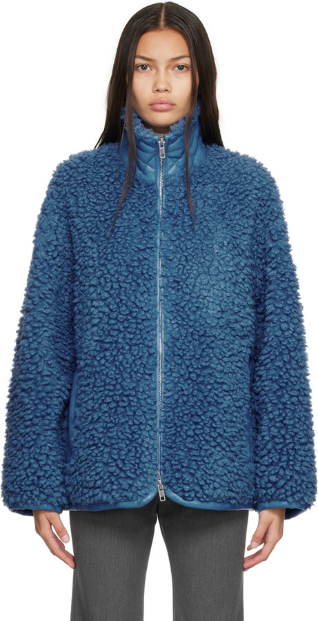 Stand Studio Blue Azalea Faux-Fur Jacket - ShopStyle Fur & Shearling Coats