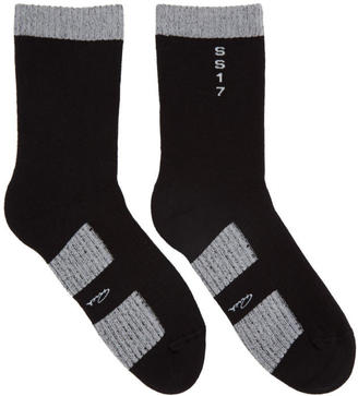 Rick Owens Black Walrus Socks