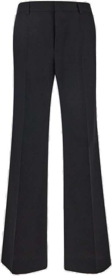 Mens Flared Black Trousers | ShopStyle
