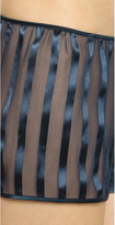 Thumbnail for your product : Kiki de Montparnasse Shadow Stripe Silk Boxers