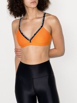 Thumbnail for your product : P.E Nation Power Play logo-tape sports bra