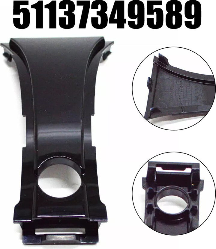 wooboobox ABS Front Grille Cover With Camera Hole For BMW G30 G31 2017+ 51137349589 Replacement Installation Car Exterior Parts
