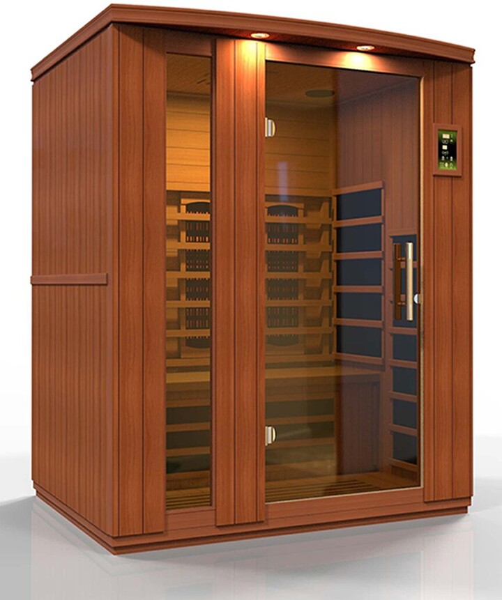 Dynamic Saunas Lugano 3Person Full Spectrum Near Zero Emf (Under 2Mg