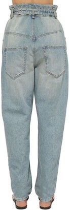 Etoile Isabel Marant Gloria High Waist Belted Denim Jeans
