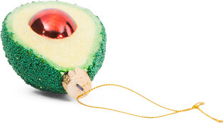 TJMAXX Avocado Glass Ornament