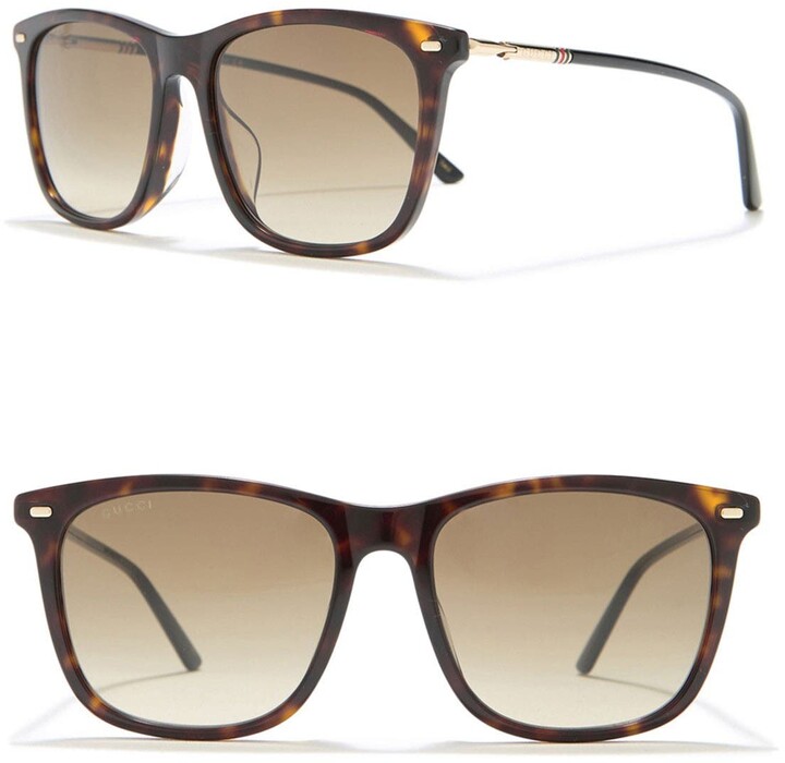 Gucci 56mm Square Sunglasses - ShopStyle