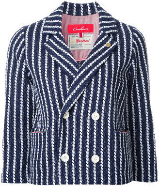 Coohem striped tweed jacket - women - Cotton/Linen/Flax/Nylon/Cupro - 38