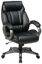Thumbnail for your product : Office Star Executive Eco Leather Chair with Padded Arms