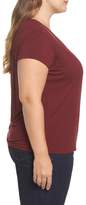 Thumbnail for your product : Sejour Drawstring Side V-Neck Top