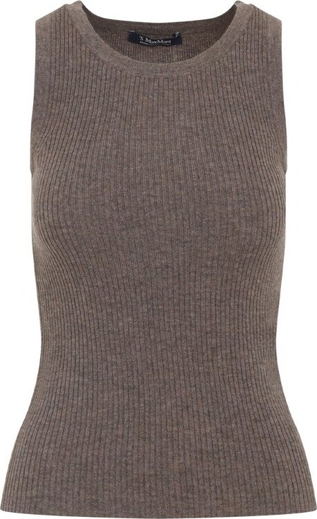 S Max Mara 'S Max Mara Cipro Sleeveless Ribbed Top
