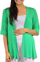Thumbnail for your product : 24/7 Comfort Apparel Womens Cardigan-Plus Maternity