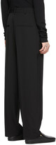 Thumbnail for your product : Bottega Veneta Black Wool Gabardine Trousers
