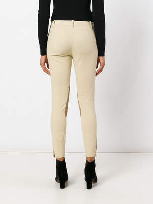 Ralph Lauren patches cropped skinny trousers