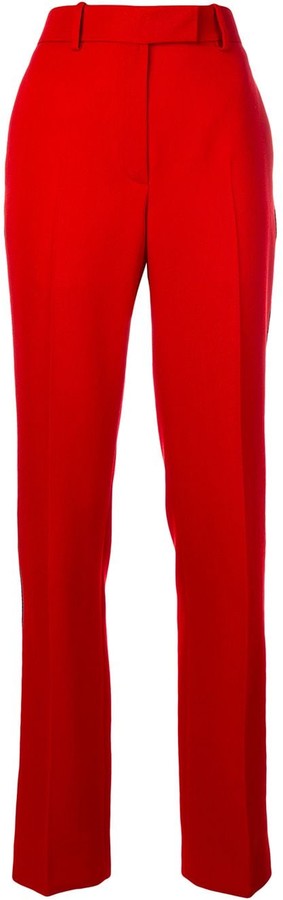 red stripe trousers