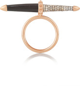 Thumbnail for your product : Hampton Sun Daniela Villegas Power 18-karat rose gold, diamond and porcupine ring