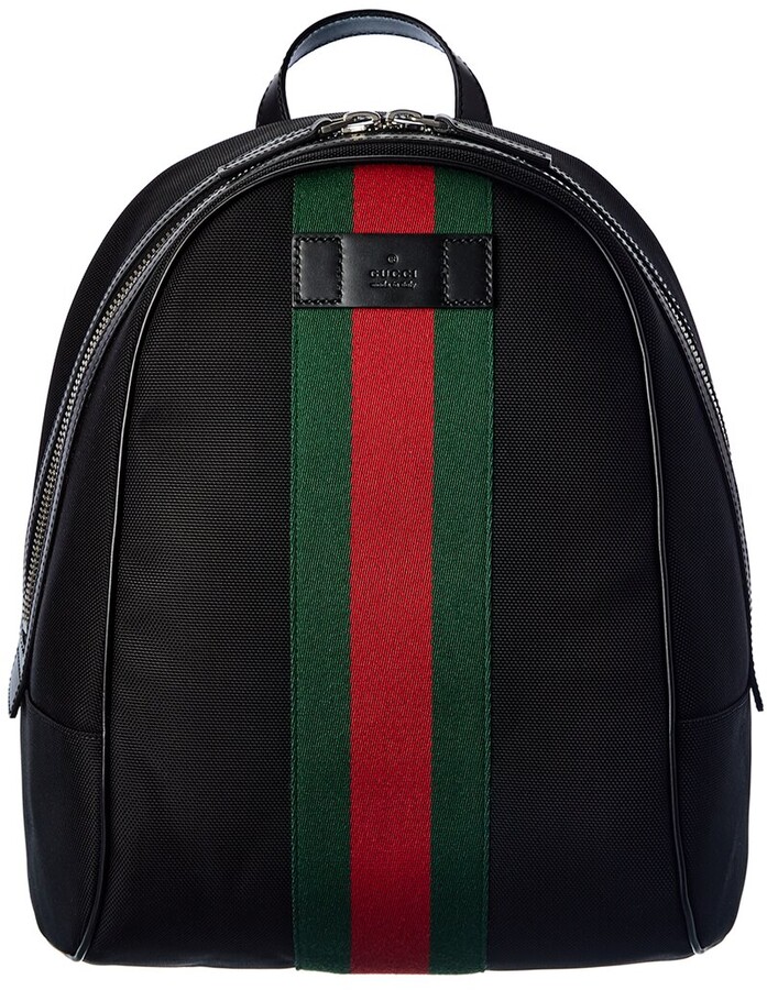 black gucci backpack