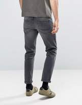 Thumbnail for your product : ASOS Stretch Slim Jeans In Washed Black With Distressing
