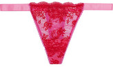 Thumbnail for your product : Mimi Holliday Embroidered Lace Thong