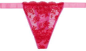 Mimi Holliday Embroidered Lace Thong
