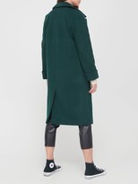 Thumbnail for your product : Dorothy Perkins Boyfriend Premium Wool Coat - Green