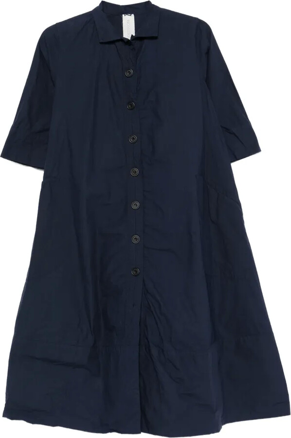 Ricorrrobe Buttoned Midi Shirt Dress