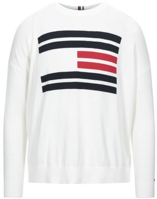 tommy white jumper
