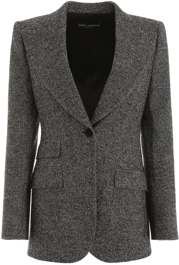 Dolce & Gabbana tweed blazer - ShopStyle