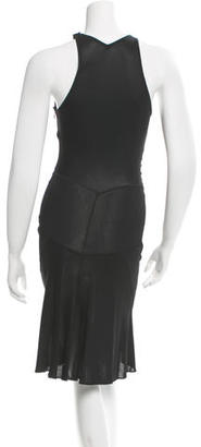 Alaia Sleeveless Fit And Flare Dress