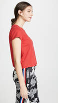 Thumbnail for your product : Pam & Gela Crop Pocket Crew Tee