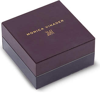 Monica Vinader Naida Circle Open 18ct yellow-gold vermeil and diamond ring