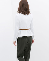Thumbnail for your product : Zara 29489 Short Blazer With Belt