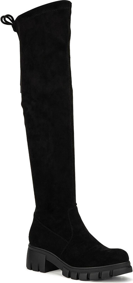 New York & Co. Scarlett Womens Tall Pull On Thigh-High Boots - ShopStyle