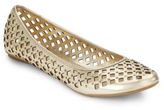 Thumbnail for your product : Kenneth Cole Reaction Slip Gloss Metallic Embellished Cutout Flats