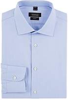 Thumbnail for your product : Barneys New York Men's Cotton End-On-End Trim Shirt - Blue