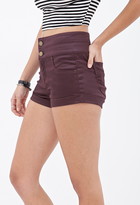 Thumbnail for your product : Forever 21 High-Rise Denim Shorts