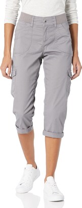 Lee Women's Relaxed-Fit Austyn Knit-Waist Cargo Capri Pant - Beige - 4 US -  ShopStyle Trousers
