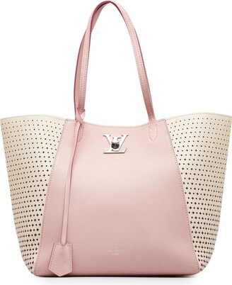 Louis Vuitton Twist Lock MM Chain Shoulder Bag in Baby Blue - ShopStyle