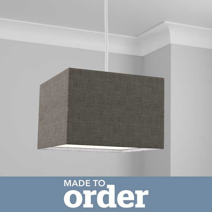 Dunelm Made to Order 30cm Square Lamp Shade Grey ShopStyle